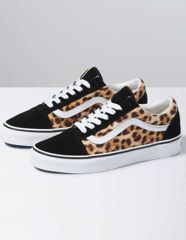 Vans best sale leopard sandals