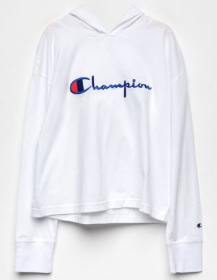 White champion hoodie girls best sale