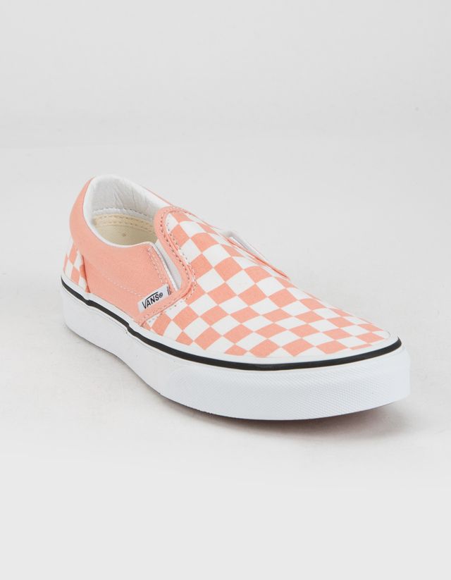 VANS Checkerboard Classic Slip On Juniors Shoes Vancouver Mall