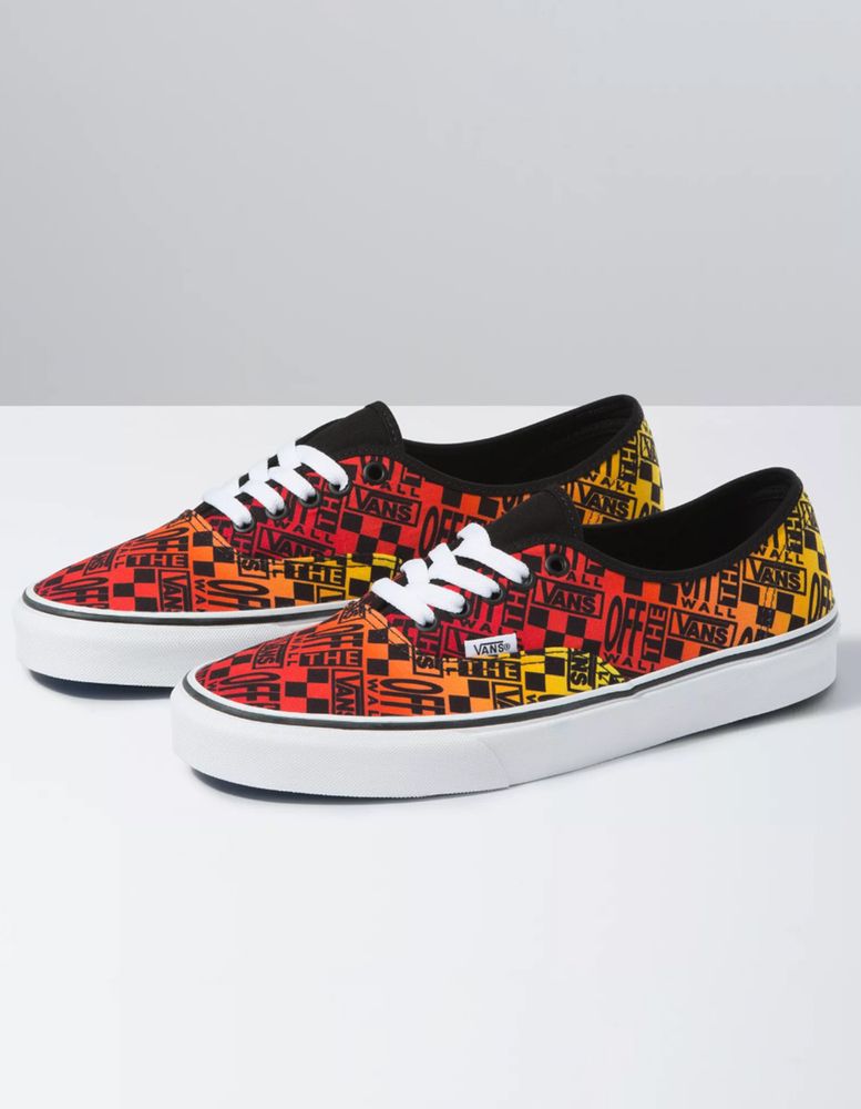 VANS Logo Flame Authentic Shoes CoolSprings Galleria