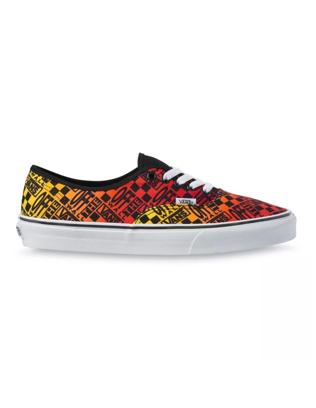 Flame authentic vans best sale
