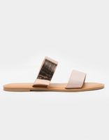Bamboo double strap sandals 2025