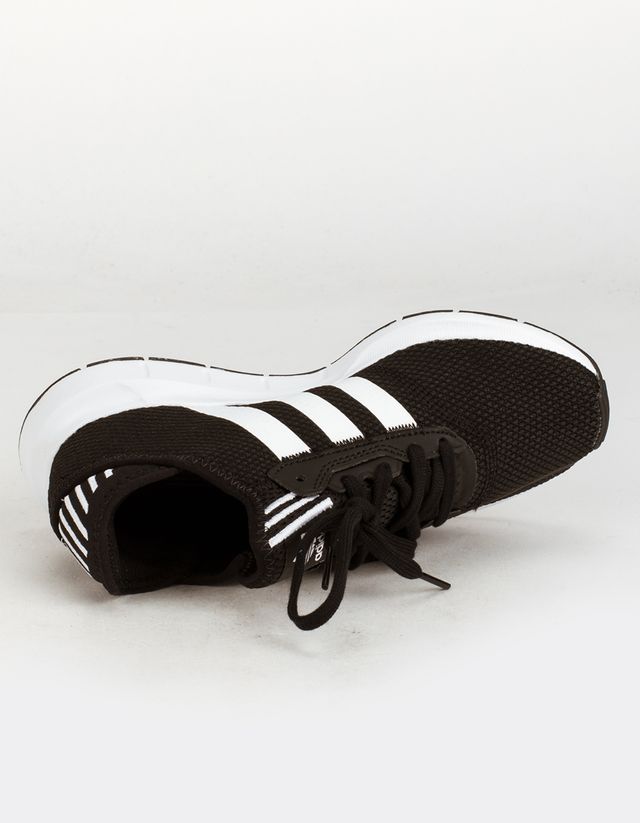 ADIDAS Swift Run X Boys Black White Shoes CoolSprings Galleria