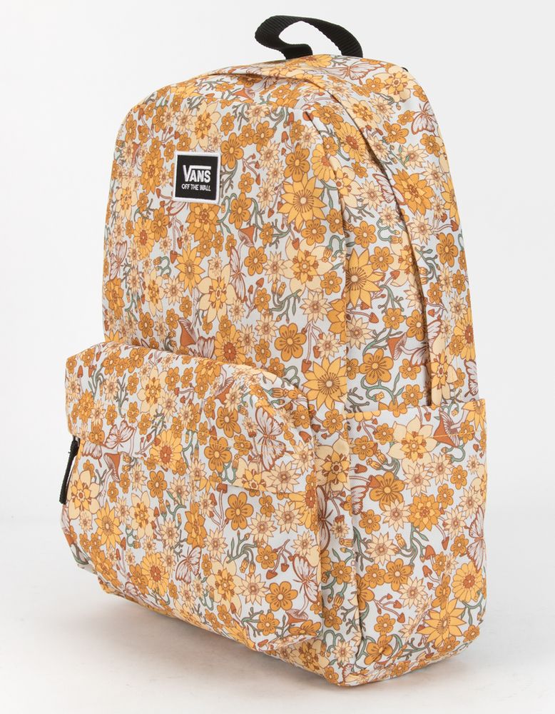 Vans old skool floral backpack cheap