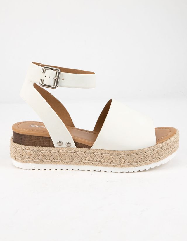 SODA Topic Espadrille Flatform Sandals CoolSprings Galleria
