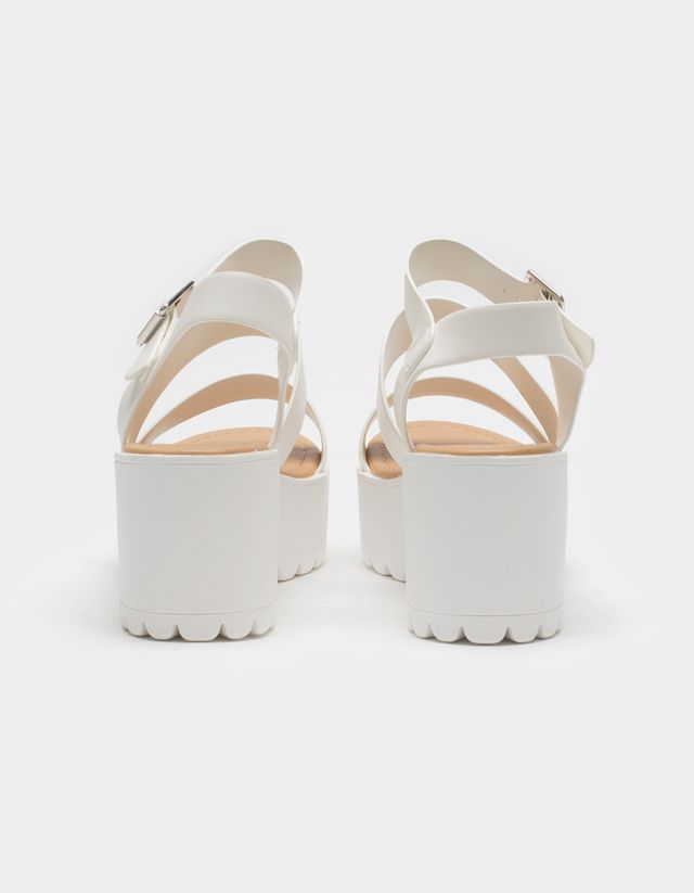 Soda lug sole ankle strap shop womens platform sandals