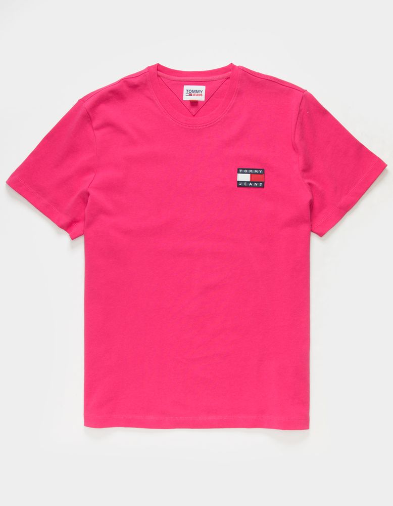 Tommy jeans shirt pink sales