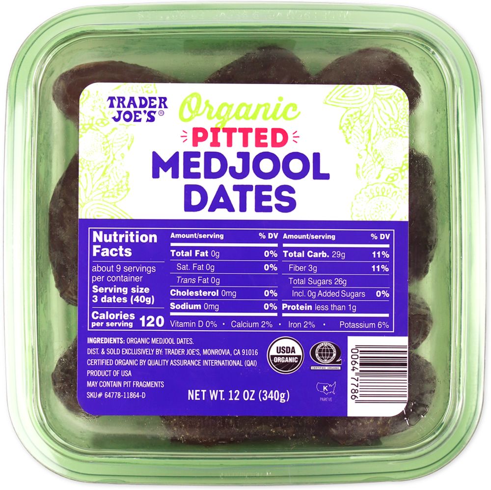 Trader Joes Organic Pitted Medjool Dates The Summit