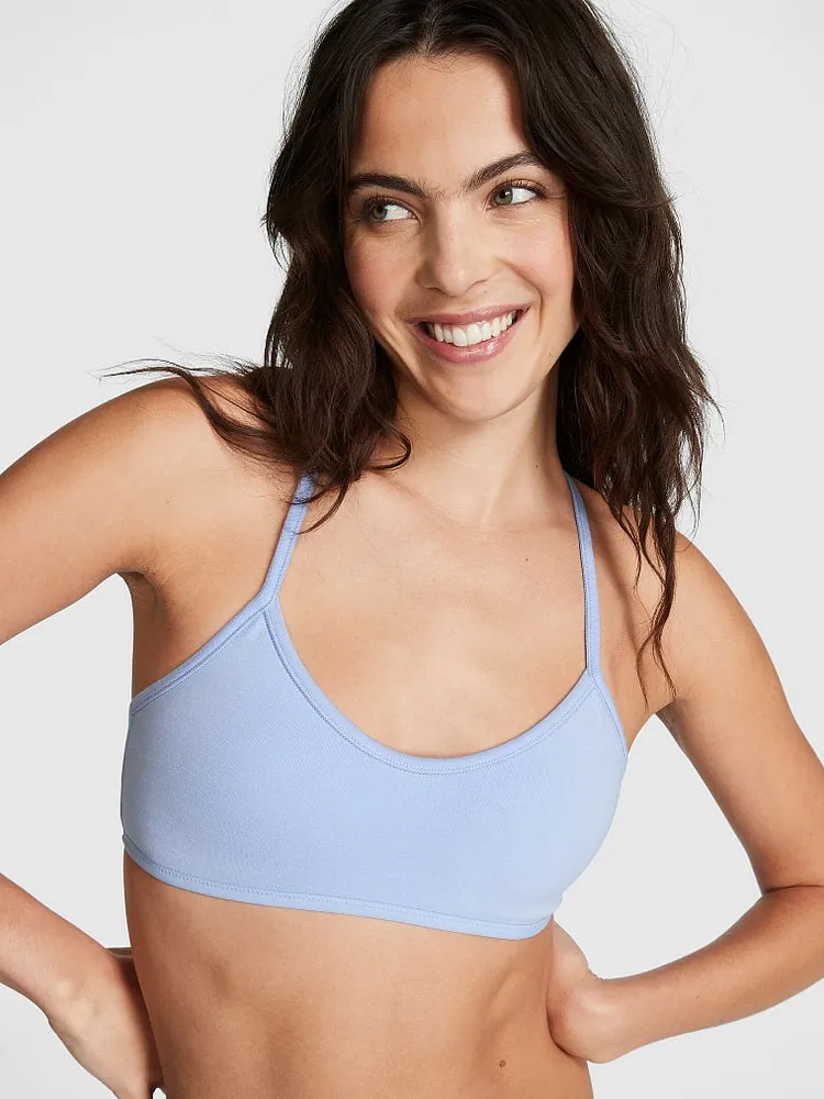 Cotton racerback hot sale bralette