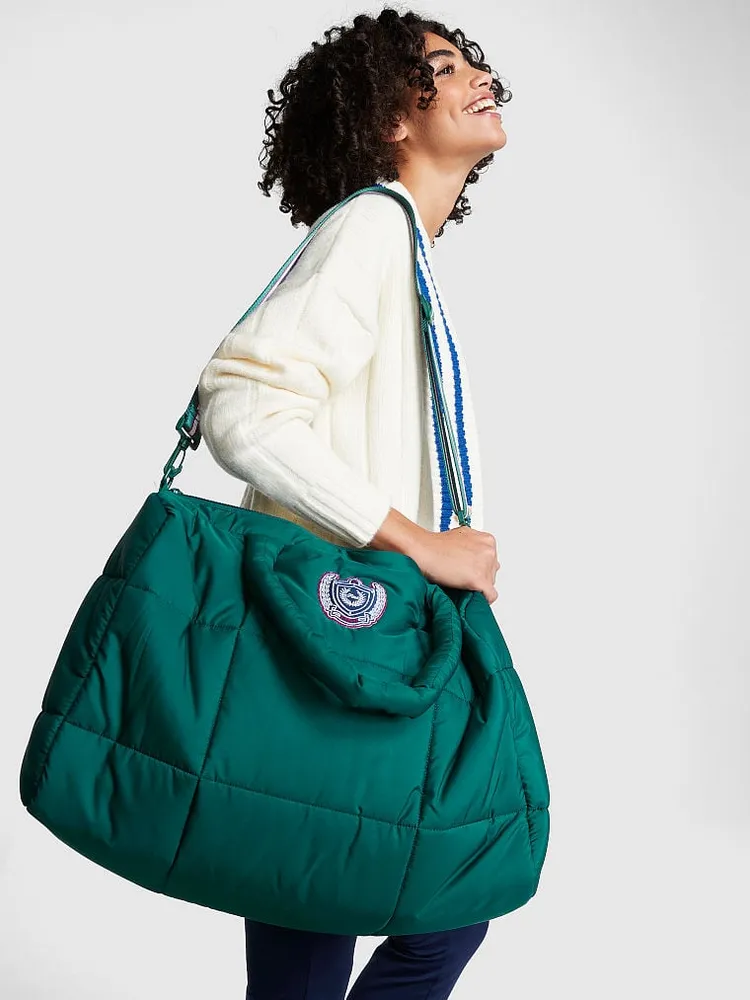 Pink Quilted Duffle Bag The Summit