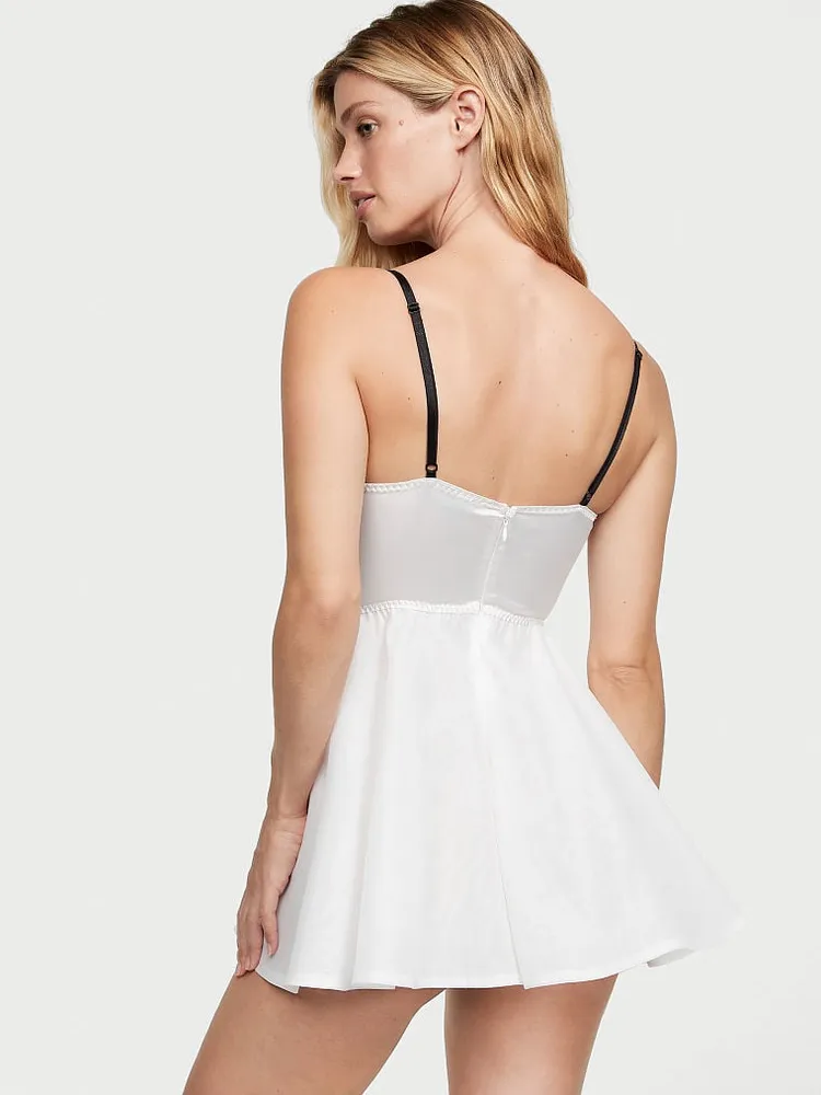 Bustier sales slip dress