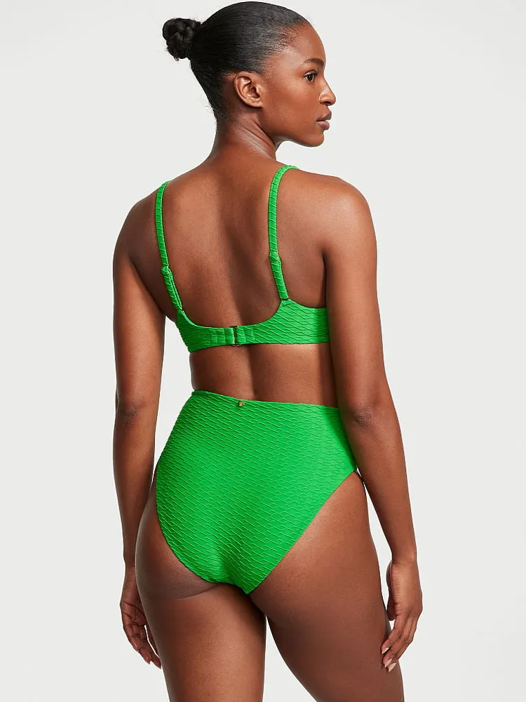 High waisted full coverage bikini hot sale