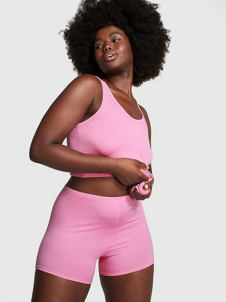 Love pink biker shorts sales
