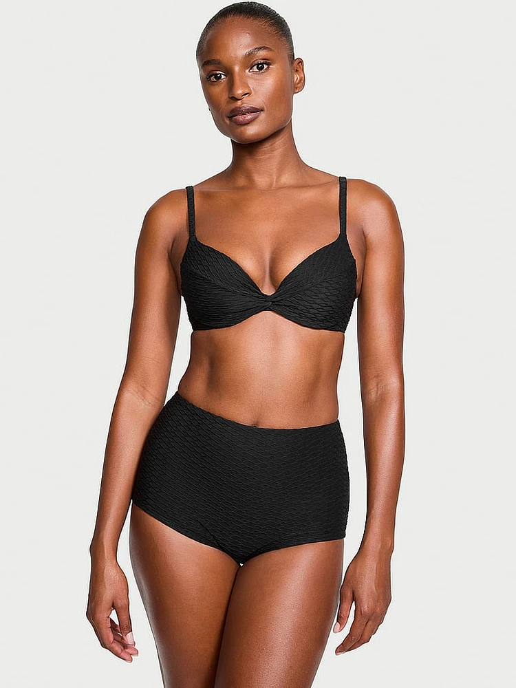 Boy short cut bikini bottoms deals