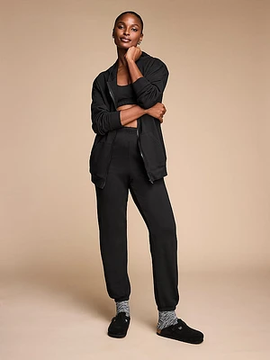 VS Brushed Modal Fleece Collared Pullover at CoolSprings