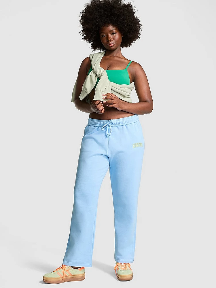 PINK Ivy Fleece Straight-Leg Sweatpants | Westland Mall