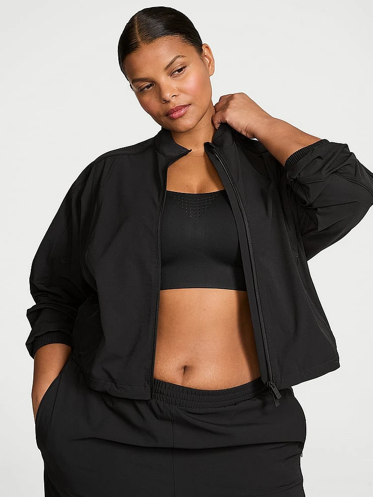 WAIST SHAPE FLARE JACKET ブラック　Sサイズ Shop VSX ActiveFlex Full-Zip Jacket at Beverly Center in Los