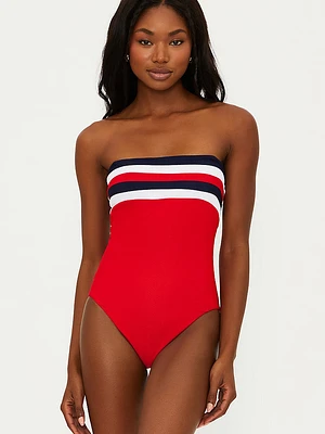 Valentino Garavani Chevron Lycra 24 One-Piece Swimsuit | The Summit