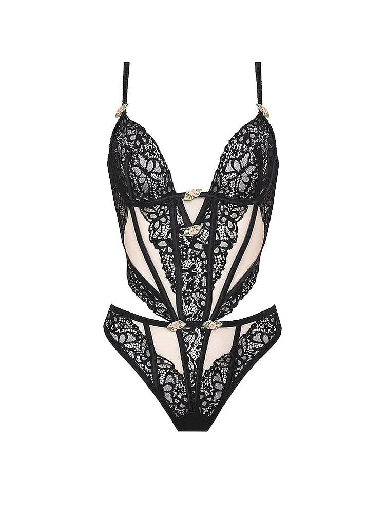 For Love & Lemons Butterfly Lace Teddy | Mall of America®