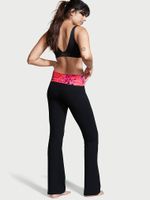 victoria secret PINK leggings BLACK COTTON FLARE WITH BLING SIZE MEDIUM  iuu.org.tr