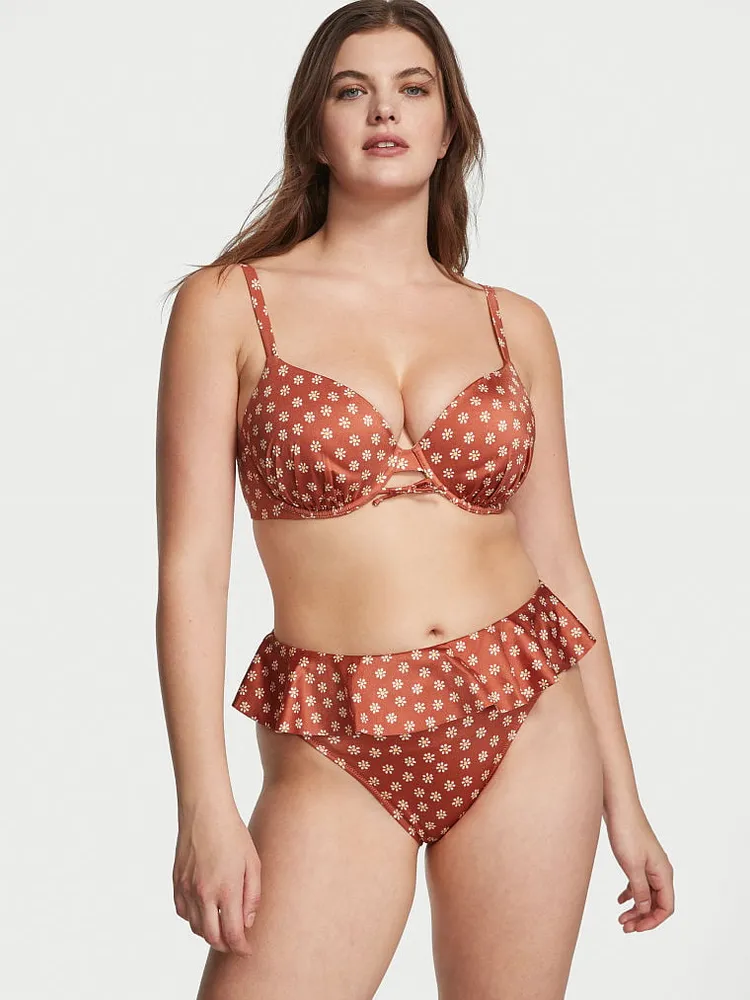 Ruffle bikini bottoms deals full coverage