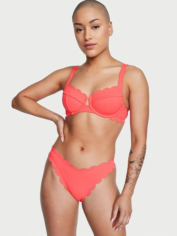 Vs Scallop Brazilian Bikini Bottom Hamilton Place