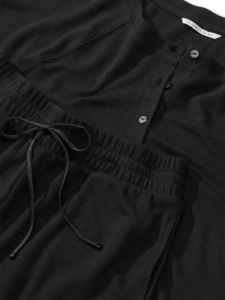 Victoria's Secret Glow Waffle Henley Jogger Set Mall of America®