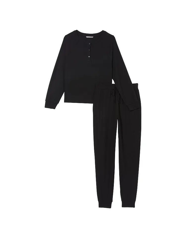 Victoria's Secret Glow Waffle Henley Jogger Set Mall of America®