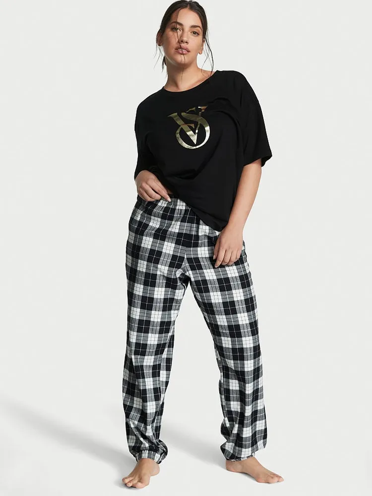 Flannel pajamas best sale jogger pants