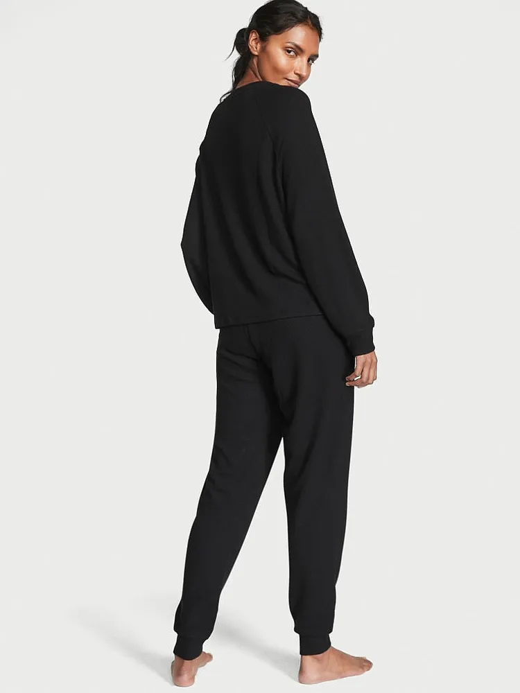 Victoria's Secret Glow Waffle Henley Jogger Set Mall of America®