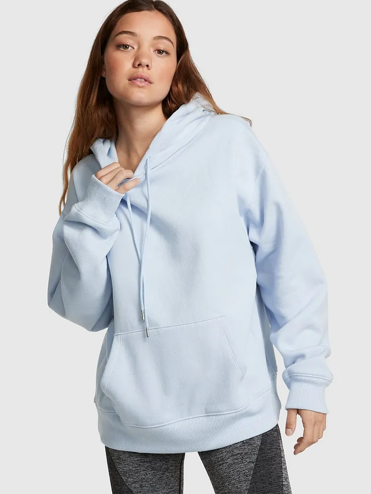 Sky blue oversized hoodie discount