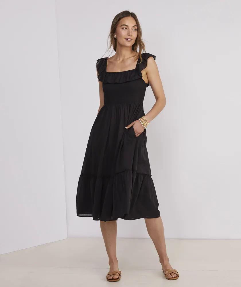 Vineyard vines black dress sale