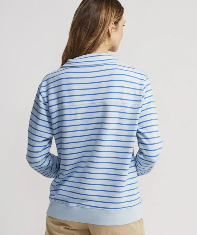 Vineyard Vines Striped Funnel Neck Pullover The Summit at Fritz Farm