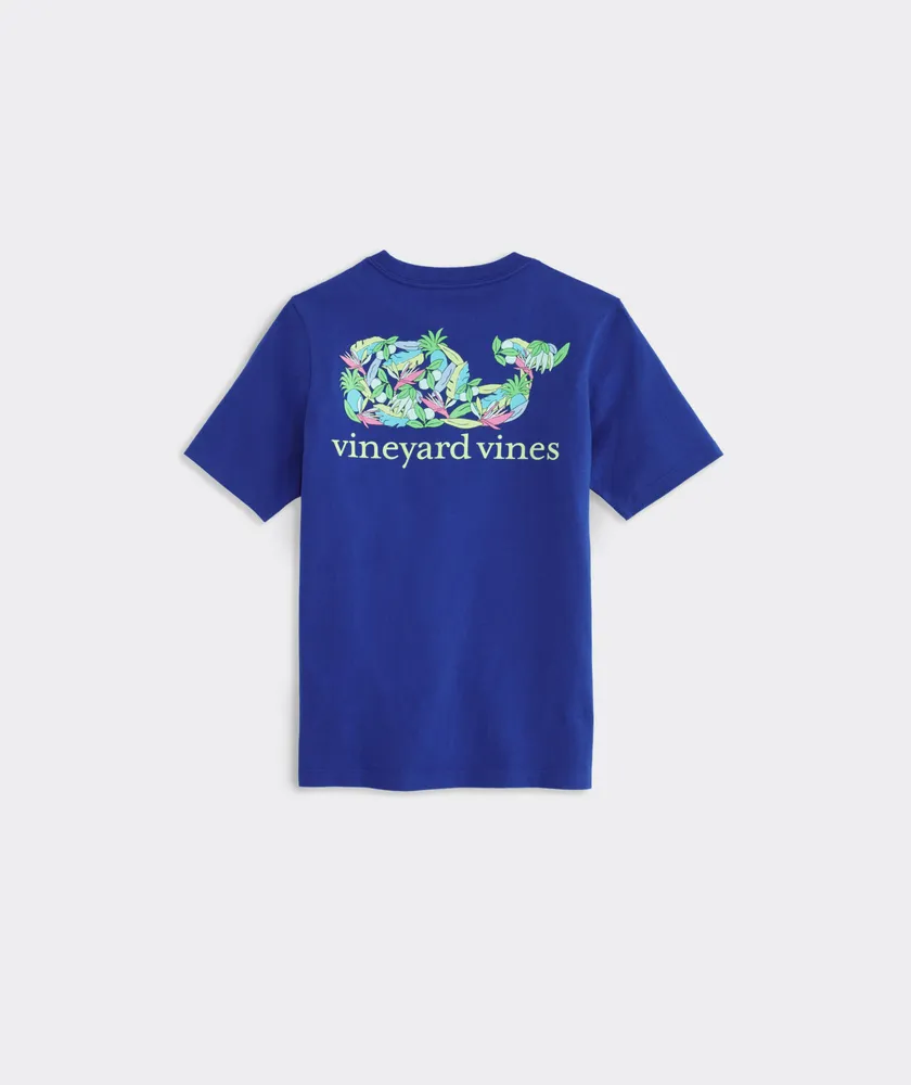 Vineyard Vines Boys La Palmeraie Whale Short Sleeve Pocket Tee