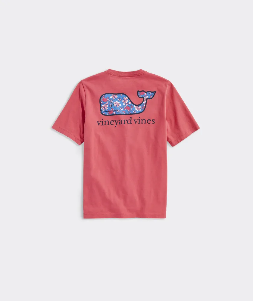 Vineyard Vines Boys Vintage Chappy Crab Whale Fill Short Sleeve