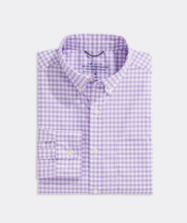 Vineyard vines gingham shirt dress discount