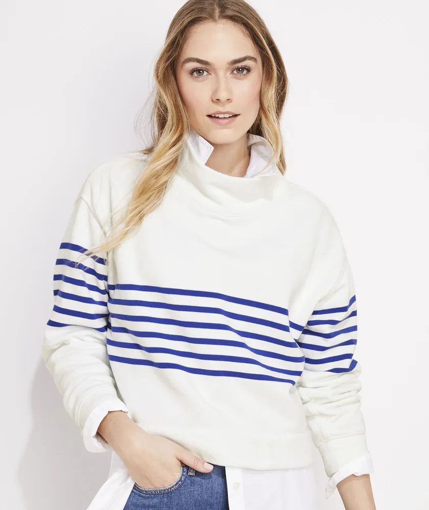 Vineyard vines striped pullover clearance