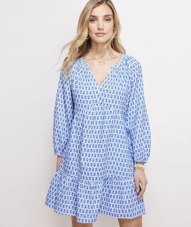 Vineyard Vines Seastitch Floral Block Print Dress The Summit at
