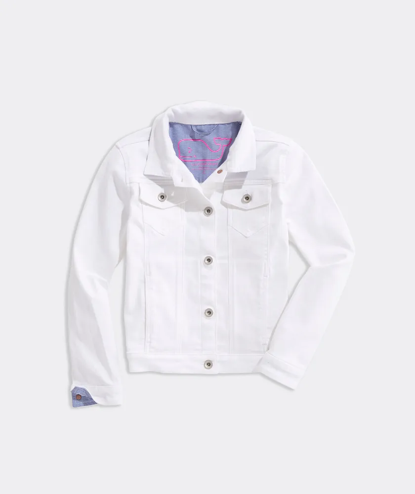 Childrens white deals denim jacket