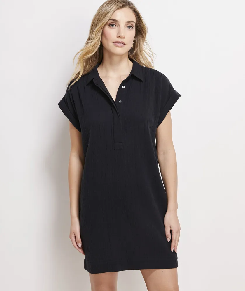 Vineyard vines black dress 2025