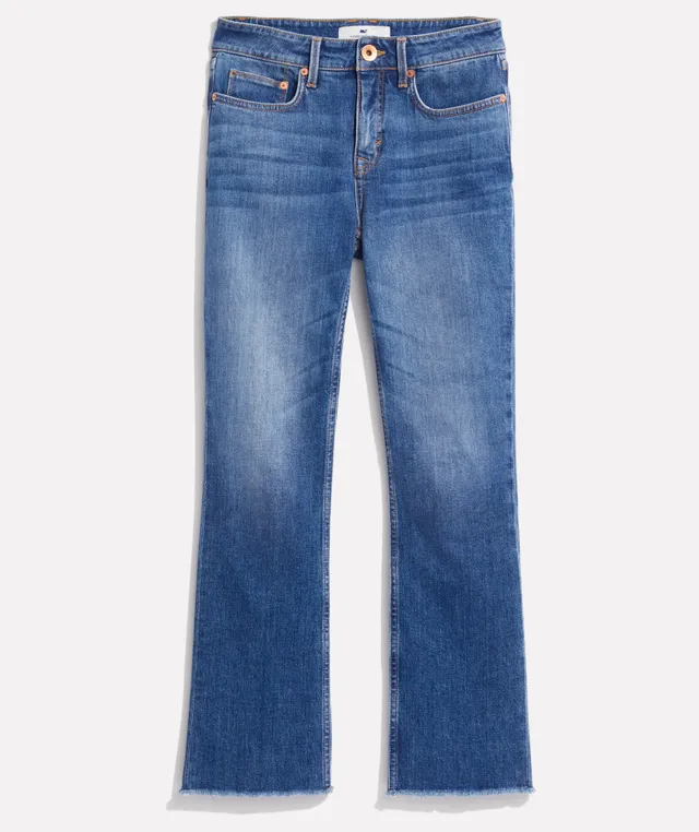 Indigo flared jamie jeans top