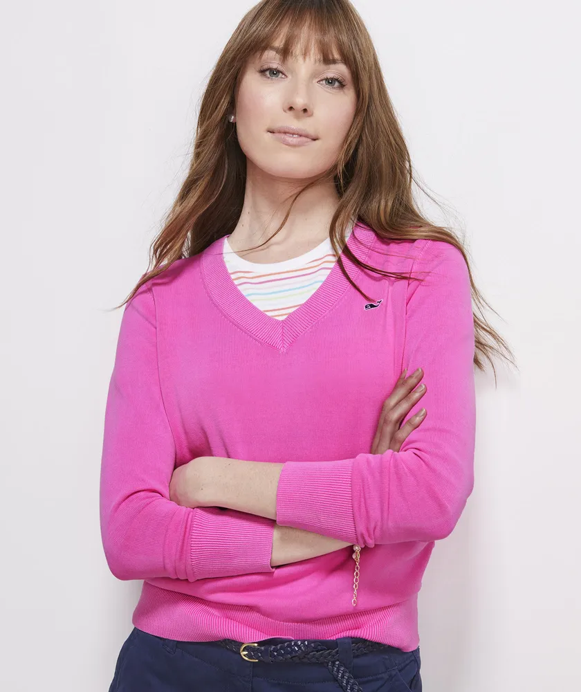 Heritage v sales neck sweater