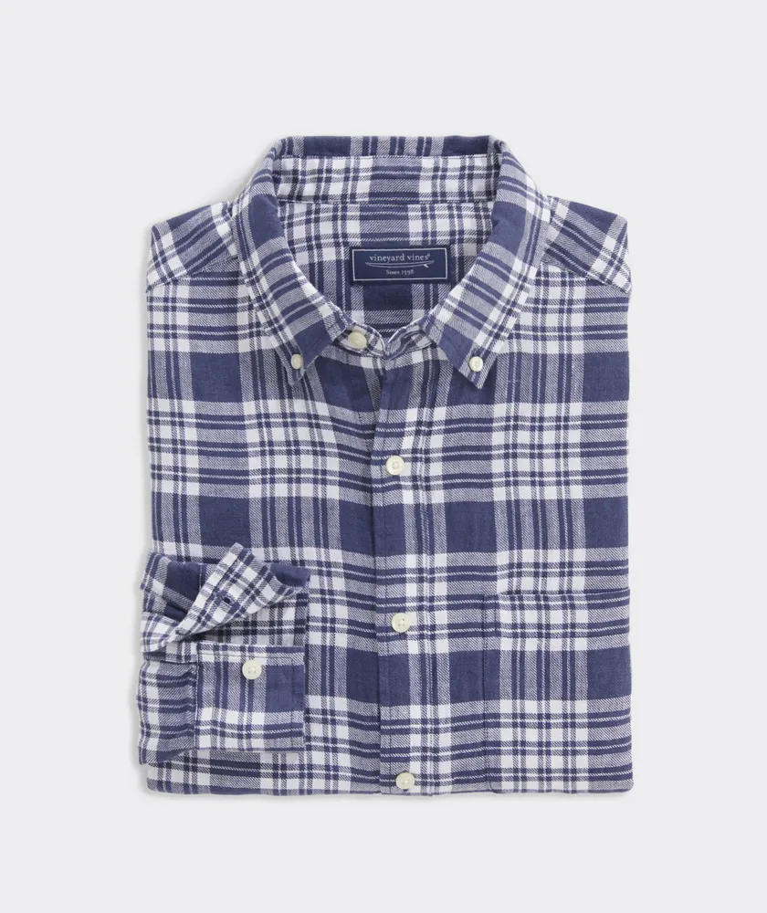 Vineyard vines plaid sales shirt