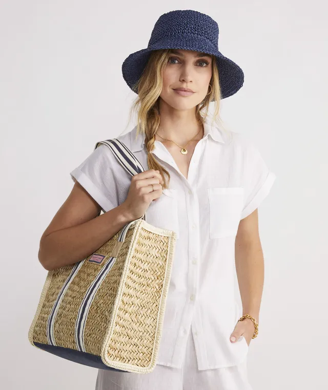 Vineyard vines straw tote store
