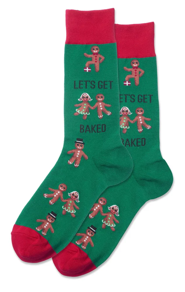 Hotsox Men s Lets Get Baked Crew Socks Bramalea City Centre