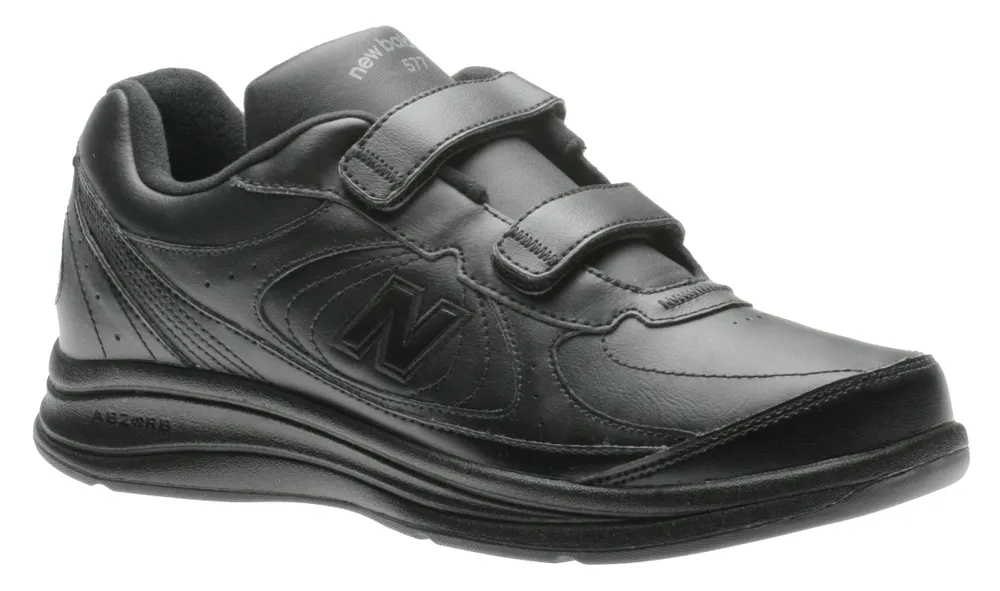 Black leather walking shoes store