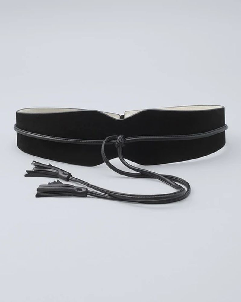 White House Black Market Tassel Obi Belt Hamilton Place