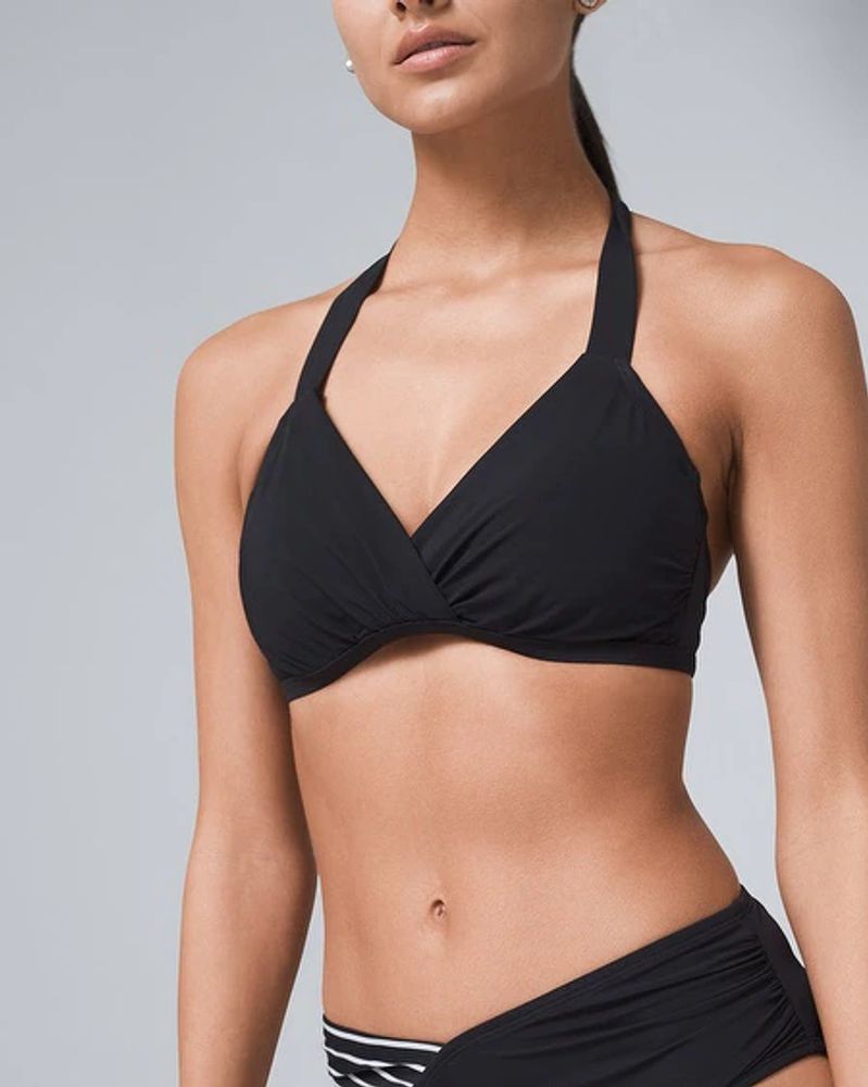 Crossover best sale bikini top