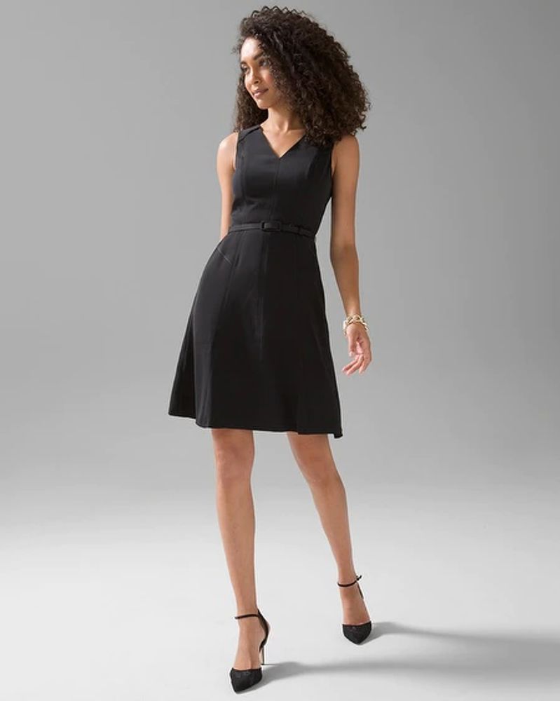 Whbm discount black dress