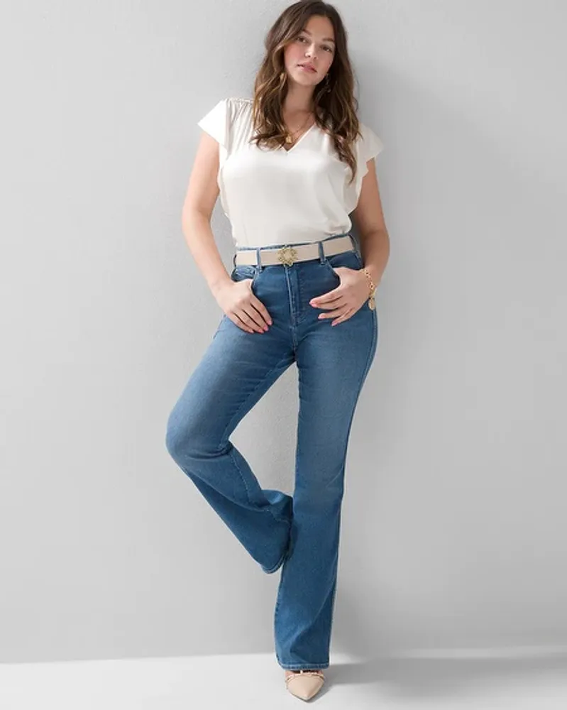 Soft sales flare jeans